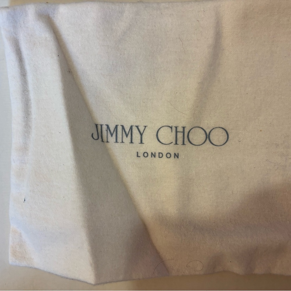Jimmy Choo Nude Peep Toe Heels - Picture 5 of 9